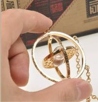 Cordão Vira-Tempo Harry Potter Hermione Para Fãs De Hermione Prisioneiro de Azkaban Dourado Top