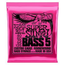 Cordas Baixo 5 Cordas Níquel Ernie Ball Super Slinky 040-125 Cordas Baixo 5 Cordas Níquel Ernie Ball Super Slinky 040-125