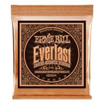 Cordas Coated Violão .013 Aço Bronze Ernie Ball Everlast