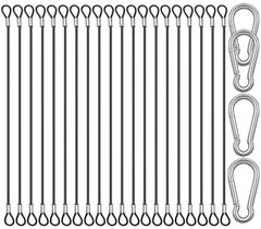 Cordas de aço inoxidável de segurança CKANDAY 6 polegadas (15 cm) x20 Cordas de aço inoxidável de segurança CKANDAY 6 polegadas (15 cm) x20