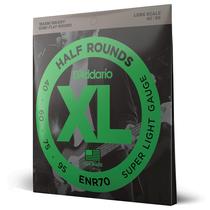 Cordas de baixo D'Addario XL Half Rounds ENR70 Super Light Cordas de baixo D'Addario XL Half Rounds ENR70 Super Light