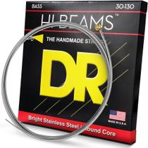 Cordas de baixo DR Strings Hi-Beam em aço inoxidável de 6 cordas