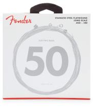 Cordas de baixo Fender 9050 em aço inoxidável Flatwound 9050ML