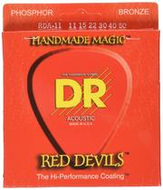 Cordas de guitarra acústica DR Strings Red Devils Red Coated