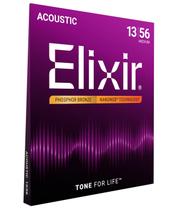Cordas de guitarra acústica Elixir Phosphor Bronze NANOWEB