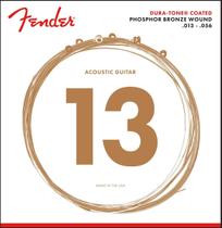Cordas de guitarra acústica Fender Dura-Tone Coated Phosphor Bronze