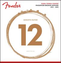 Cordas de guitarra acústica Fender Dura-Tone Coated Phosphor Bronze