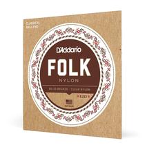Cordas de guitarra D'Addario Classic Folk Nylon Ball-end EJ33 Cordas de guitarra D'Addario Classic Folk Nylon Ball-end EJ33