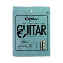 Cordas De Guitarra Elétrica De Aço Carbono Médio Com Núcleo Hexagonal Austenítico Orphee RX