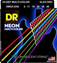 Cordas de guitarra elétrica DR Strings HI-DEF NEON NMCE-9/46