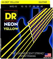 Cordas de guitarra elétrica DR Strings HI-DEF NEON NYE-10