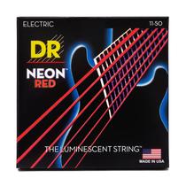 Cordas de guitarra elétrica DR Strings Hi-Def Neon Red Heavy Cordas de guitarra elétrica DR Strings Hi-Def Neon Red Heavy
