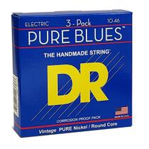 Cordas de guitarra elétrica DR Strings Pure Blues Medium 10-46
