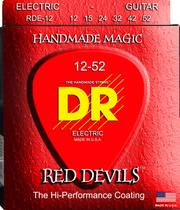 Cordas de guitarra elétrica DR Strings Red Devils Extra-Life Cordas de guitarra elétrica DR Strings Red Devils Extra-Life