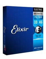 Cordas de guitarra elétrica Elixir em aço niquelado de 6 cordas