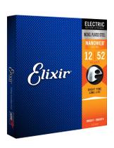 Cordas de guitarra elétrica Elixir em aço niquelado NANOWEB