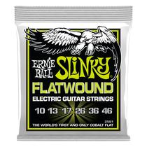 Cordas de guitarra elétrica Ernie Ball Regular Slinky Flatwound
