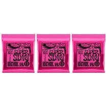 Cordas de guitarra elétrica Ernie Ball Super Slinky 9-42 (x3) Cordas de guitarra elétrica Ernie Ball Super Slinky 9-42 (x3)