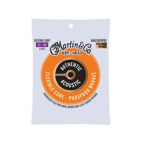 Cordas de guitarra MARTIN Authentic Acoustic Custom Light