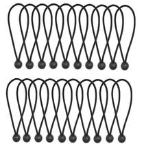 Cordas Elásticas Resistentes Para Uso Externo, 20 Peças, Corda Elástica Portátil Para Barraca, Lona,
