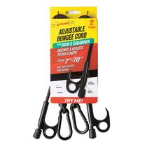 Cordas elásticas SPIDER, ganchos ajustáveis de 17 a 178 cm, mosquetão Cordas elásticas SPIDER, ganchos ajustáveis de 17 a 178 cm, mosquetão