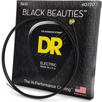 Cordas para baixo DR Strings BLACK BEAUTIES BKB5-40