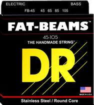 Cordas para baixo DR Strings FAT-BEAM FB-45 Medium 45-105