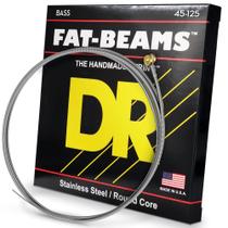 Cordas para Baixo DR Strings FAT-BEAM FB5-45 Silver