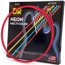 Cordas para baixo DR Strings HI-DEF NEON NMCB-40 40-100