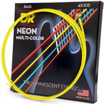 Cordas para baixo DR Strings HI-DEF NEON NMCB-45 45-105
