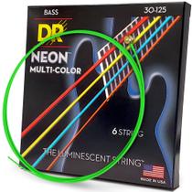 Cordas para baixo DR Strings HI-DEF NEON NMCB6-30