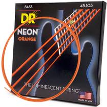 Cordas para baixo DR Strings HI-DEF NEON NOB-45