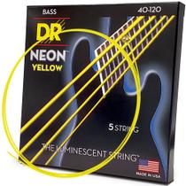 Cordas para baixo DR Strings HI-DEF NEON NYB5-40