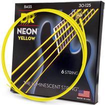 Cordas para baixo DR Strings HI-DEF NEON NYB6-30