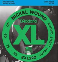 Cordas para contrabaixo Exl220 040-095 - d'addario