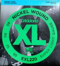 Cordas para contrabaixo Exl220 040-095 - d'addario