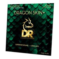 Cordas para guitarra acústica DR Strings DRAGON SKIN+ Extra Light Cordas para guitarra acústica DR Strings DRAGON SKIN+ Extra Light