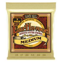 Cordas para guitarra acústica Ernie Ball Earthwood Medium 80/20