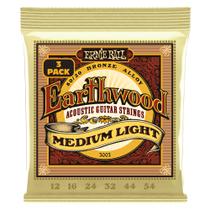 Cordas para guitarra acústica Ernie Ball Earthwood Medium Light
