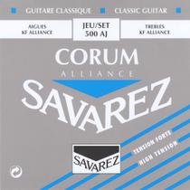 Cordas para guitarra clássica Savarez Corum Alliance 500AJ High Tension Cordas para guitarra clássica Savarez Corum Alliance 500AJ High Tension