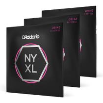 Cordas para Guitarra D'Addario NYXL0942-3P (6 Cordas) Cordas para Guitarra D'Addario NYXL0942-3P (6 Cordas)