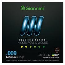 Cordas Para Guitarra Giannini Nickel Wound 009 Cordas Para Guitarra Giannini Nickel Wound 009