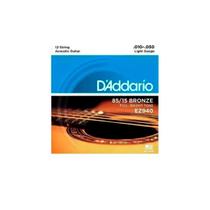 Cordas Para Violão Aço D Addario Bronze 85/15 Ez940 12c 010