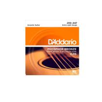 Cordas Para Violão Aço D Addario Phosphor Bronze Ej15 .010-.047 F108