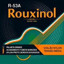 Cordas Rouxinol Encordoamento Nylon/Preto Violão R53A Original Cordas Rouxinol Encordoamento Nylon/Preto Violão R53A Original