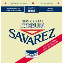 Cordas Savarez New Cristal Corum 500CR Violao Nylon Tensao Media