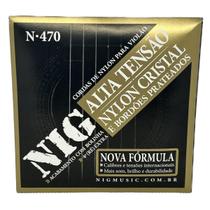 Cordas Violão Nig Nylon Alta com bolinha + palheta + corda extra D (ré) - NIG N470