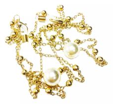 Cordinha Óculos Salva Óculos Dourado - Kit 02 Peças Cordinha Óculos Salva Óculos Dourado - Kit 02 Peças