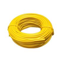 Cordinha para reformas de cadeira artesanato fio plastico pvc amarelo 4mm