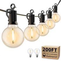 Cordões de luz Brightown 61 m para área externa, à prova dágua e resistentes a estilhaços